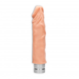 REALISTIC VIBRATING DILDO 8" REALROCK FLESH
