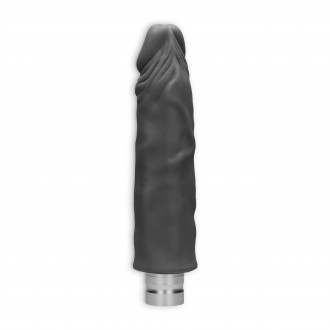 REALISTIC VIBRATING DILDO 9" REALROCK BLACK