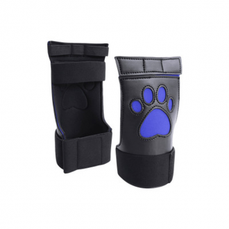 NEOPRENE PUPPY PAW GLOVES - BLUE