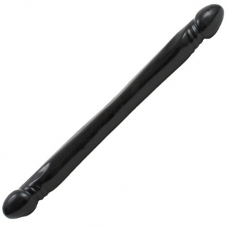 SMOOTH DOUBLE HEADER - DILDO WITH DOUBLE ENDS - 18 / 45 CM