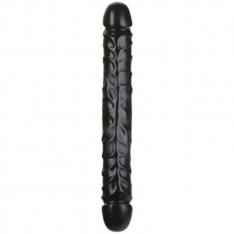JR. VEINED DOUBLE HEADER - DILDO WITH DOUBLE ENDS - 12 / 30 CM