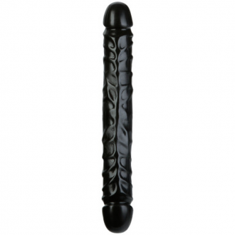 JR. VEINED DOUBLE HEADER - DILDO WITH DOUBLE ENDS - 12 / 30 CM