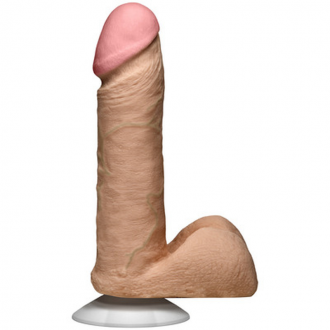 REALISTIC COCK WITH BALLS - REMOVABLE VAC-U-LOCK SUCTION CUP - ULTRASKYN - 6 / 16 CM - VANILLA