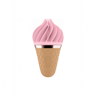 SWEET TREAT - STIMULATING TONGUE SPINNATOR - PINK/BROWN