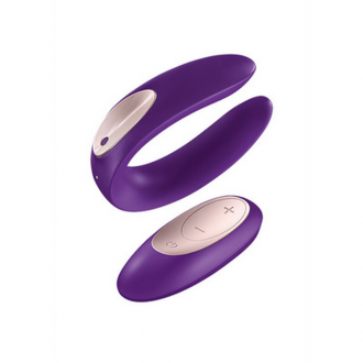 DOUBLE PLUS - REMOTE PARTNER VIBRATOR - PURPLE