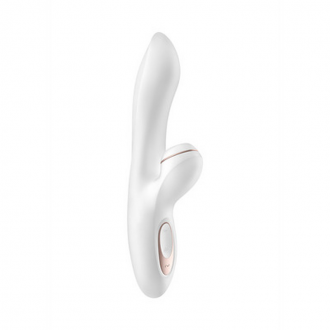 PRO PLUS - G-SPOT AIR PULSE STIMULATOR AND VIBRATION - WHITE/ROSE GOLD