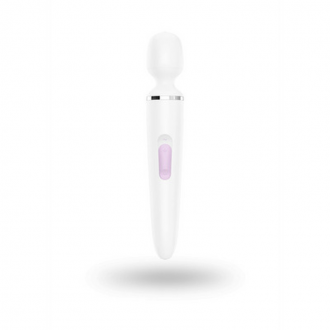 WAND-ER WOMAN - WAND VIBRATOR - WHITE/CHROME