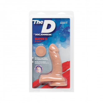 SUPER D - REALISTIC ULTRASKYN DILDO - 6 / 15 CM