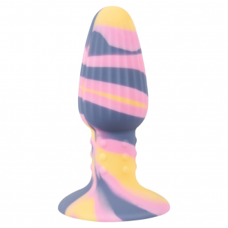 TRICOLOUR BUTT PLUG
