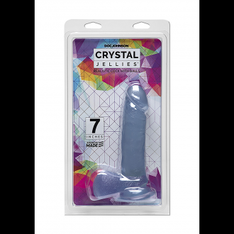 REALISTIC COCK WITH BALLS - 7 / 18 CM