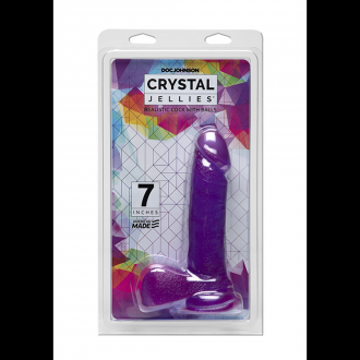 REALISTIC COCK WITH BALLS - 8 / 20 CM