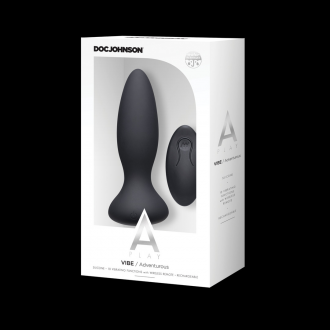 VIBE - ADVENTUROUS SILICONE ANAL PLUG WITH REMOTE CONTROL
