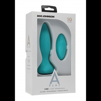 VIBE - ADVENTUROUS SILICONE ANAL PLUG WITH REMOTE CONTROL