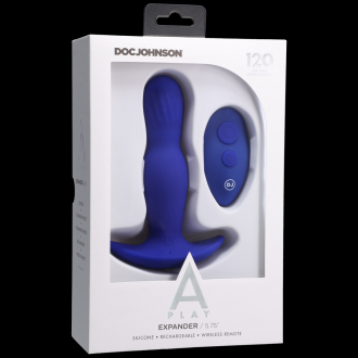EXPANDER - SILICONE ANAL PLUG WITH REMOTE CONTROL