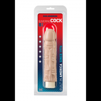 QUIVERING COCK - REALISTIC MULTISPEED VIBRATOR - 8 / 20 CM