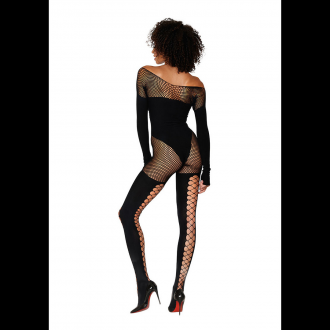 BODYSTOCKING DIAMOND - ONE SIZE - BLACK