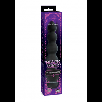 RIBBED VIBRATOR - 7 / 18 CM