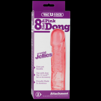 CRYSTAL JELLY DILDO - 8 / 20 CM