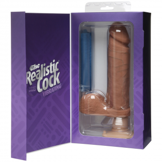 VIBRATING ULTRASKYN DILDO - 8 / 20 CM