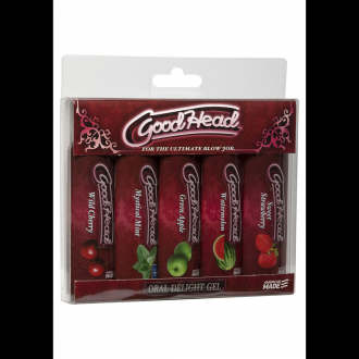 ORAL DELIGHT GEL - ORAL SEX ENHANCER - 5 PACK - 1 FL OZ / 30 ML