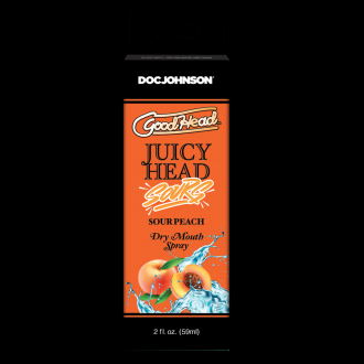 JUICY HEAD - DRY MOUTH SPRAY - SOUR PEACH - 2 FL OZ / 60 ML