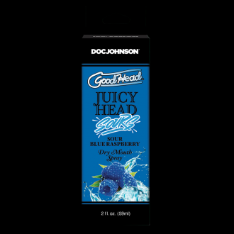 JUICY HEAD - DRY MOUTH SPRAY - SOUR BLUE RASPBERRY - 2 FL OZ / 60 ML