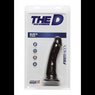 SLIM D - REALISTIC FIRMSKYN DILDO - 7 / 17 CM