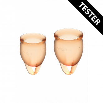 FEEL CONFIDENT MENSTRUAL CUP - ORANGE - TESTER