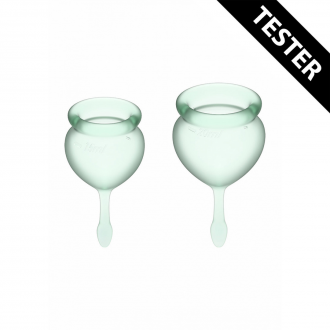 FEEL GOOD MENSTRUAL CUP - LIGHT GREEN - TESTER