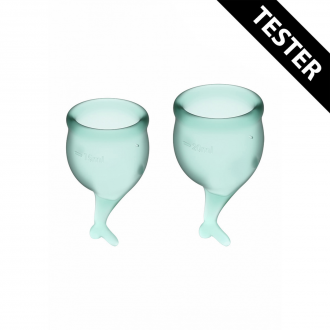 FEEL SECURE MENSTRUAL CUP - DARK GREEN - TESTER