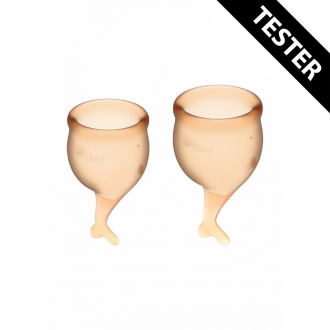 FEEL SECURE MENSTRUAL CUP - ORANGE - TESTER