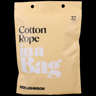 COTTON ROPE - 32 FT - BLACK