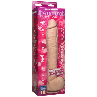 REALISTIC DILDO WITH BALLS
