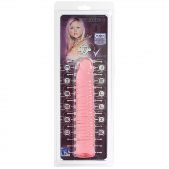 SUNRISE - RIBBED JELLY DILDO - 7 / 18 CM