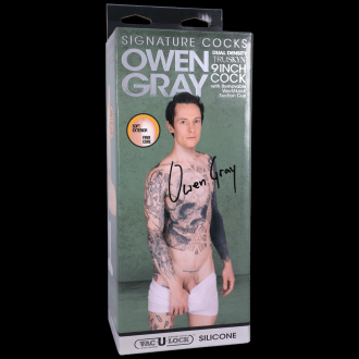 OWEN GRAY - REALISTIC SILICONE DILDO - 9 / 22 CM