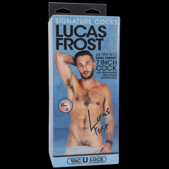LUCAS FROST - REALISTIC ULTRASKYN DILDO - 7 / 18 CM - VANILLA