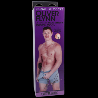 OLIVER FLYNN - REALISTIC ULTRASKYN DILDO - 10 / 25 CM - VANILLA