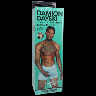 DAMION DAYSKI - REALISTIC ULTRASKYN DILDO - 12 / 30 CM - CHOCOLATE