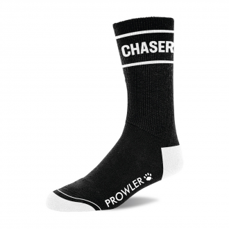 CHASER SOCKS - BLACK/WHITE