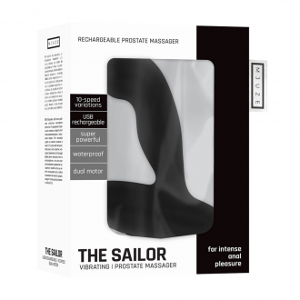 THE SAILOR - VIBRATING PROSTATE STIMULATOR - BLACK