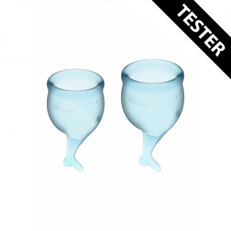 FEEL SECURE - MENSTRUAL CUP - LIGHT BLUE - TESTER