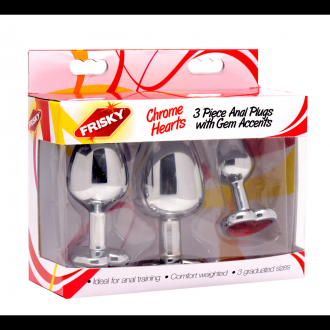 ANAL PLUGS - 3 PIECES